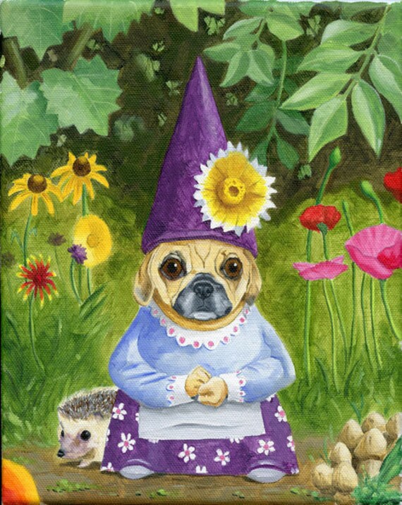 Pug top flower cone