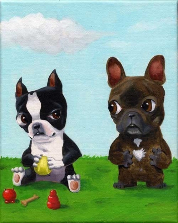 french bulldog toys