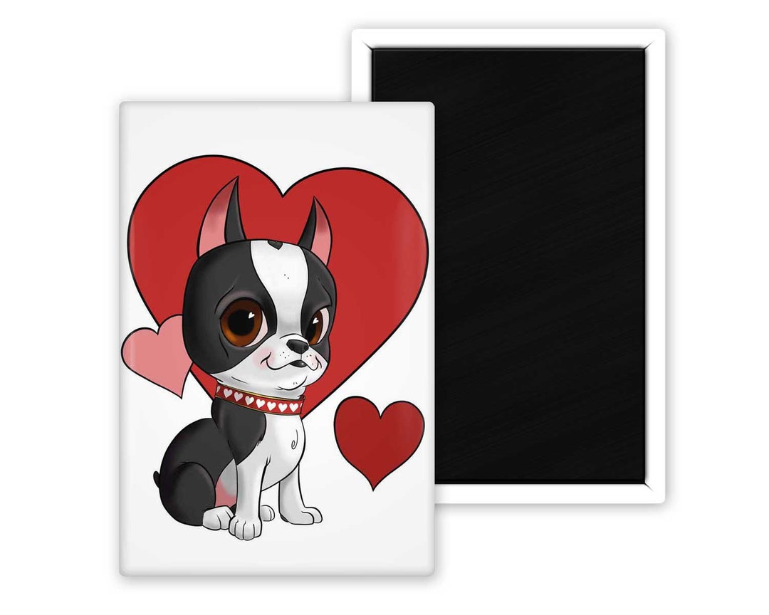 Boston Terrier Heart Paw Pattern Print Men Women's High Top Shoes