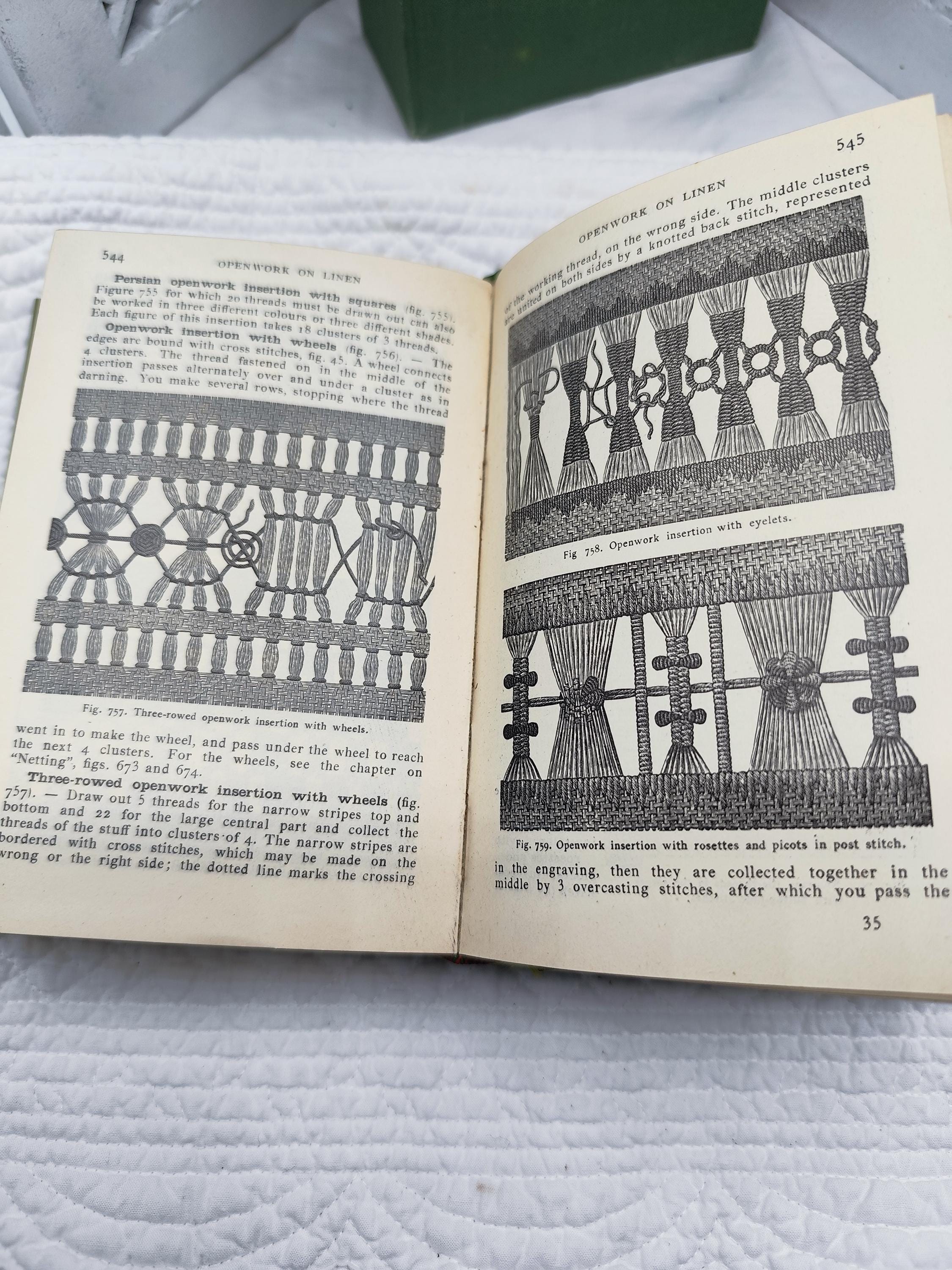 アンティーク雑貨 Encyclopedia of needlework Encyclopedia of Needlework by Therese De Dillmont. For Sale