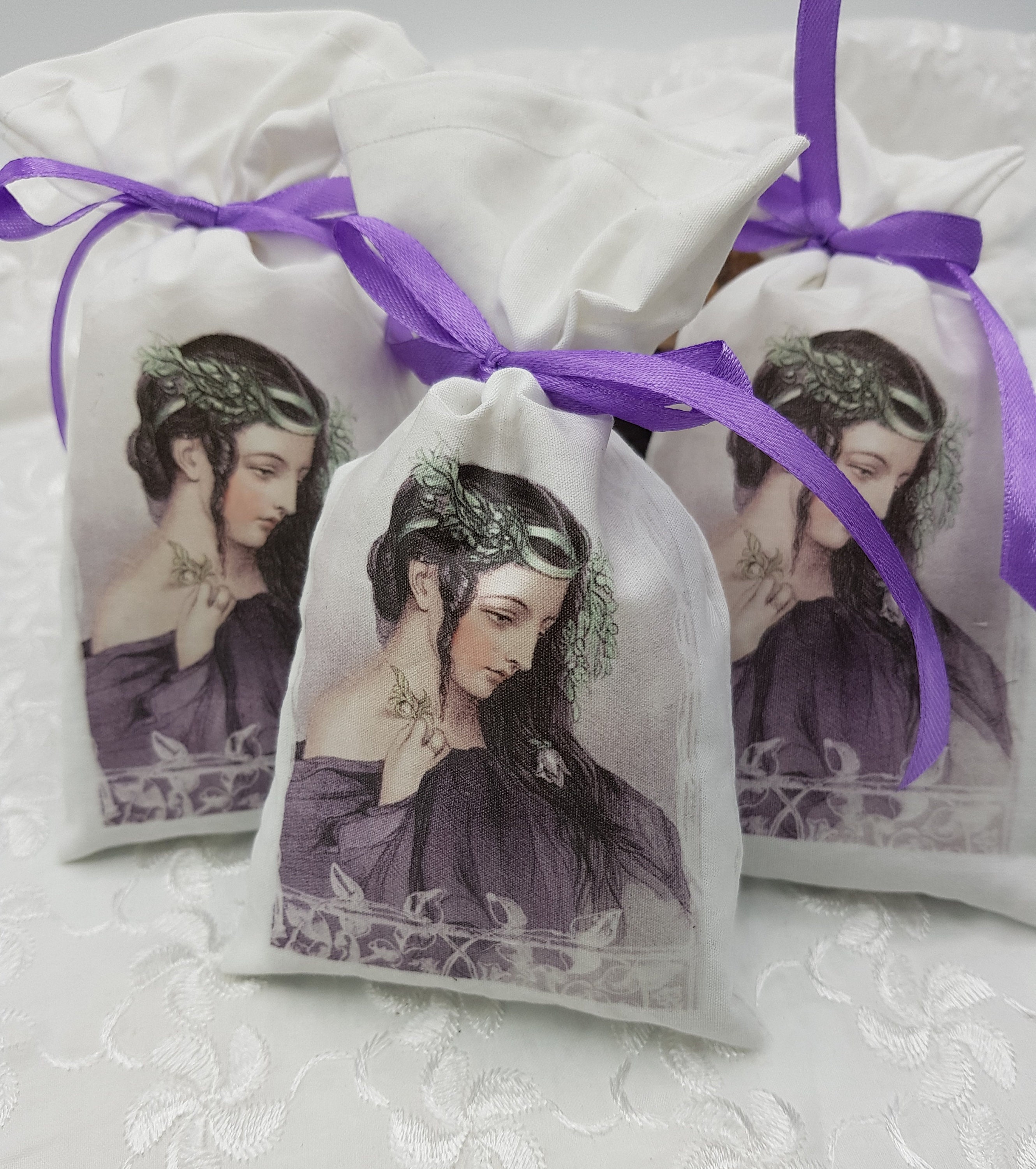 Sachets de Lavande - Shakespearen Girl Egyption Cotton Transfert Aide Au Sommeil Lot 3