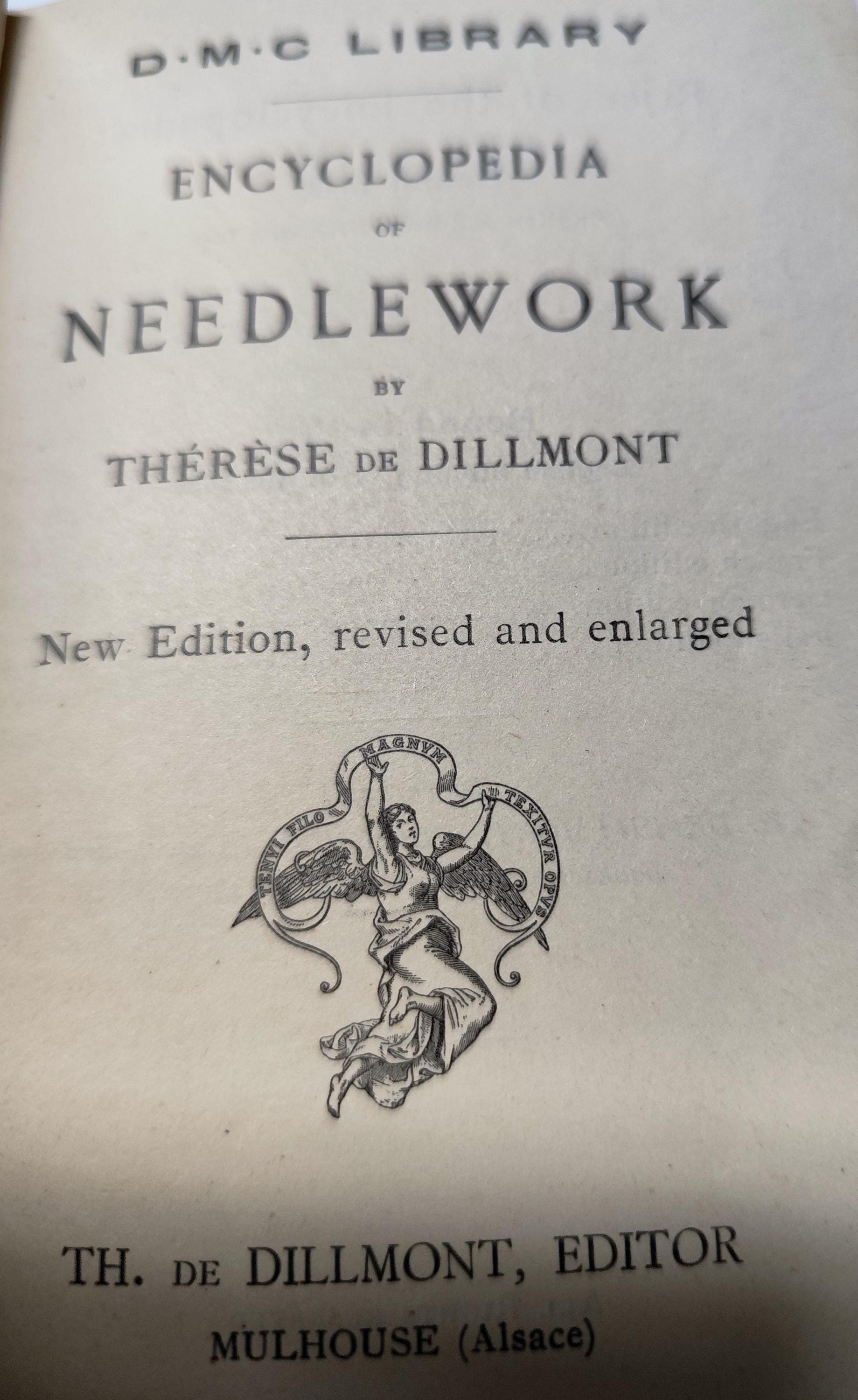 アンティーク雑貨 Encyclopedia of needlework Encyclopedia of Needlework by Therese De Dillmont. For Sale