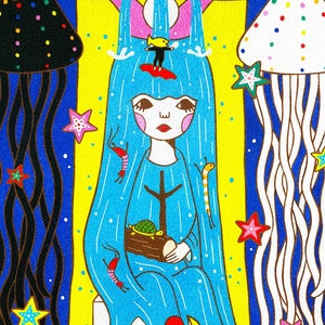 8×10 Art Print -2. THE HIGH PRIESTESS-