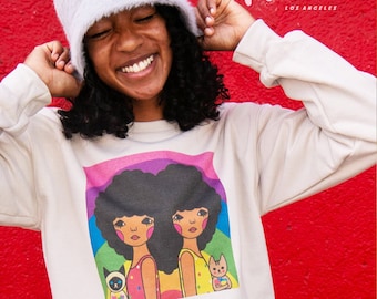 Pullover Sweatshirt -We Love-