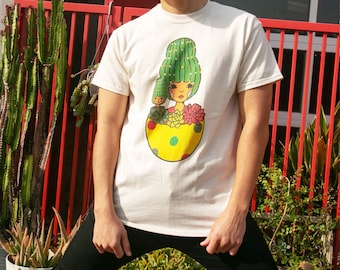 T-shirt -Cactus Pot-
