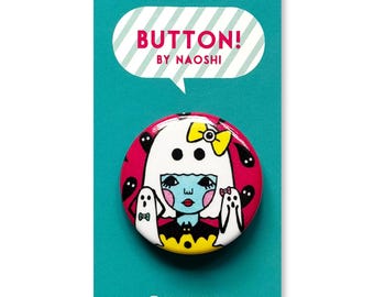 Button -Ghost Girl-