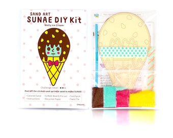 SUNAE (Sand Art) DIY Kit -Melty Ice Cream-