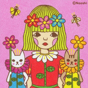 8×8 Art Print -Flower Princess-