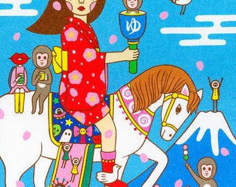 8×10 Art Print -KNIGHT of CUPS-