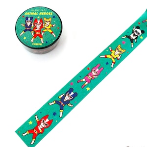 Washi Tape -Animal Heroes-