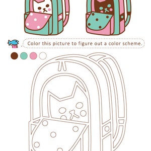 SUNAE Sand Art DIY Kit Cat in a Backpack image 3