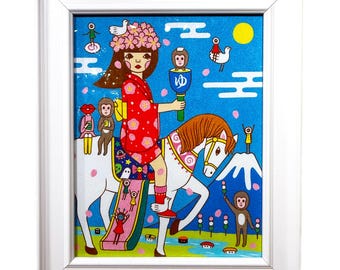 11x14 SUNAE (Sand Art) -TAROT: Knight of Cups-