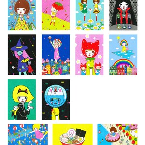 Jeu de cartes postales B (13 cartes)
