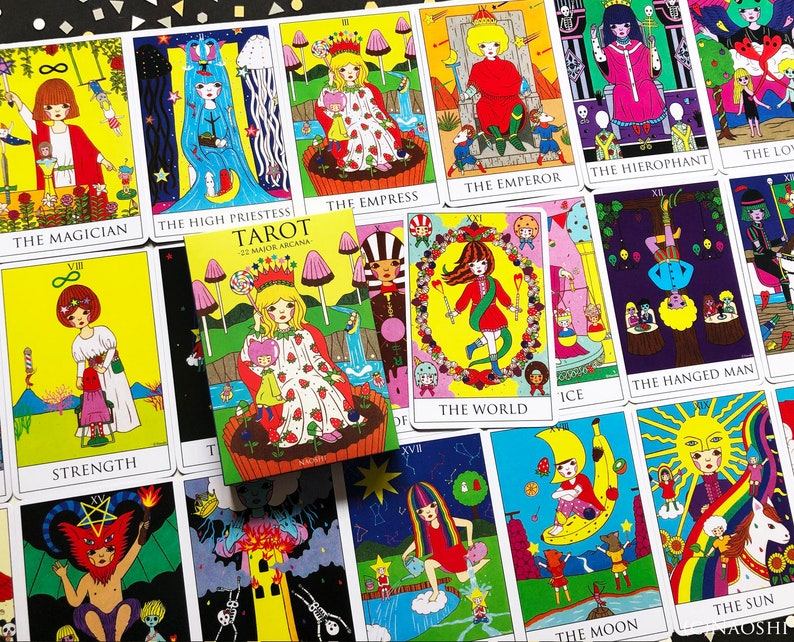 Naoshi 22 Major Arcana Tarot Cards image 2