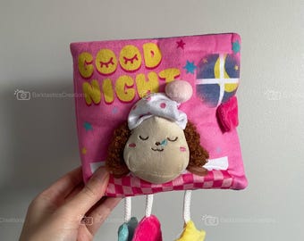 Good Night Snuffle Book for Dogs  | Treat Hiding Dog Toy | Dog Enrichment Toy | Bedtime Sniffing Game | Interactive Puppy Toy | New Edition