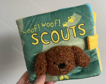 Libro olfattivo per cani / Puzzle interattivo per premietti / Gioco di arricchimento ambientale per cani / Gioco di olfatto per cani / Distributore di cibo a lenta erogazione / Edizione Scout