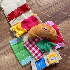 Picnic Basket Snuffle Mat/Nose Work/Enrichment Toy/Interactive Treat Puzzle for Dogs/Mental Stimulation/Fun Dog Gift