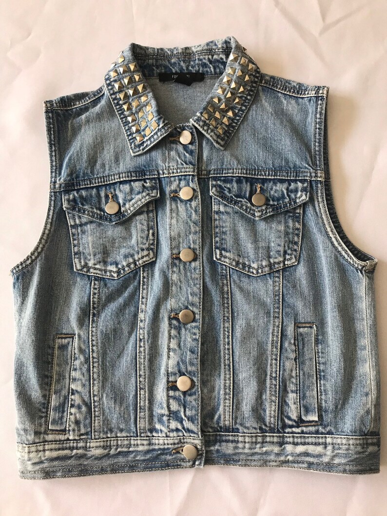 Eleven Bitchin Upcycled Jean Jacket Vest