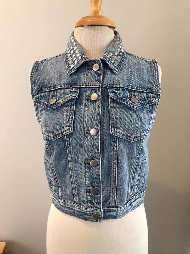 Eleven Bitchin Upcycled Jean Jacket Vest