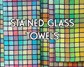 Stained Glass Towels