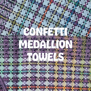 Confetti Medallion Towels