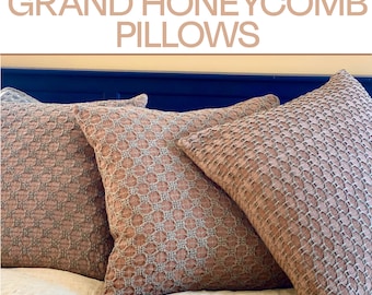 Grand Honeycomb Pillow Shams