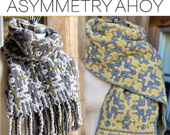 Asymmetry Ahoy Scarf Pattern