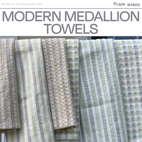 Modern Medallion Towels