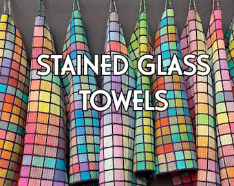 Stained Glass Towels