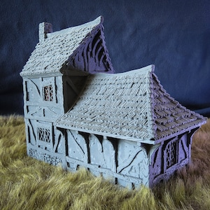 3D Printed Medieval House: Wargaming Terrain, Ruin Scenery