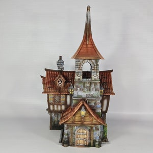 3D Printed Medieval Town Hall: Tabletop Gaming Terrain