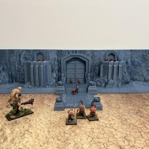 Fortaleza Anã na Montanha: Terreno Fantástico para Jogos de Mesa