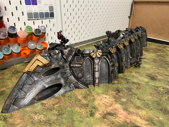 28mm Grimdark Gothic Ruin – UK-Made Wreck Terrain For Tabletop Wargames