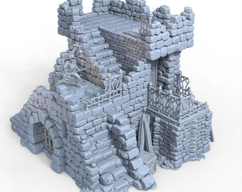 Prison Platform Terrain DnD 28mm 32mm Fantasy Wargaming Scatter Terrain
