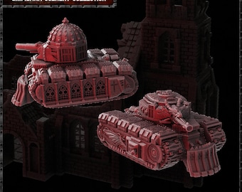 Grimdark Trench Relic Tank Terrain – War Machine Scatter – Trench Scenery