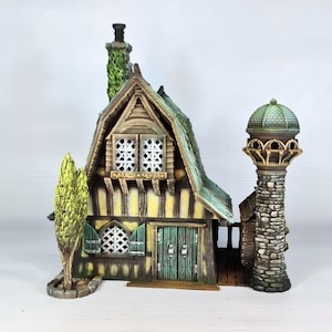 Medieval House Terrain Scenery Fantasy Pigeon Roost Post Office For 28 32mm fantasy tabletop wargames and roleplaying RPG encounter
