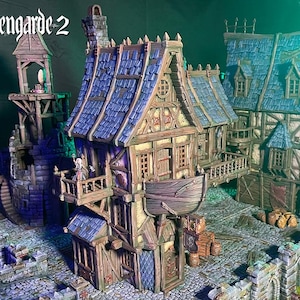 Gremio de Estibadores: Terreno de fantasía impreso en 3D para juegos de guerra de mesa
