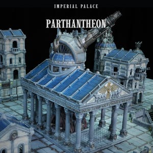 Parthantheon Kejserliga palatsterräng | Zorpsector Romterräng | 28-32 mm skala för Grimdark Wargames