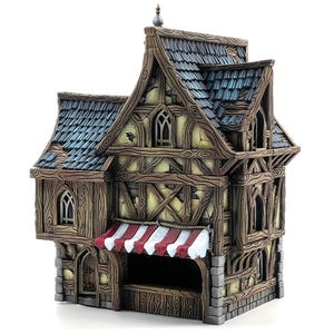Cheese Shop Terrain: 28mm Medieval Building for Mordheim, D&D