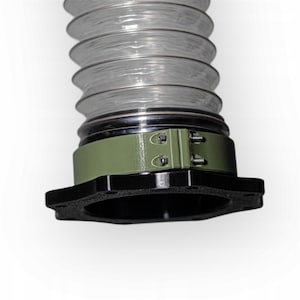 ABRAZADERA para manguera de polvo - para conectores magnéticos y extracción de polvo de taller - 200 mm - 1 ud.
