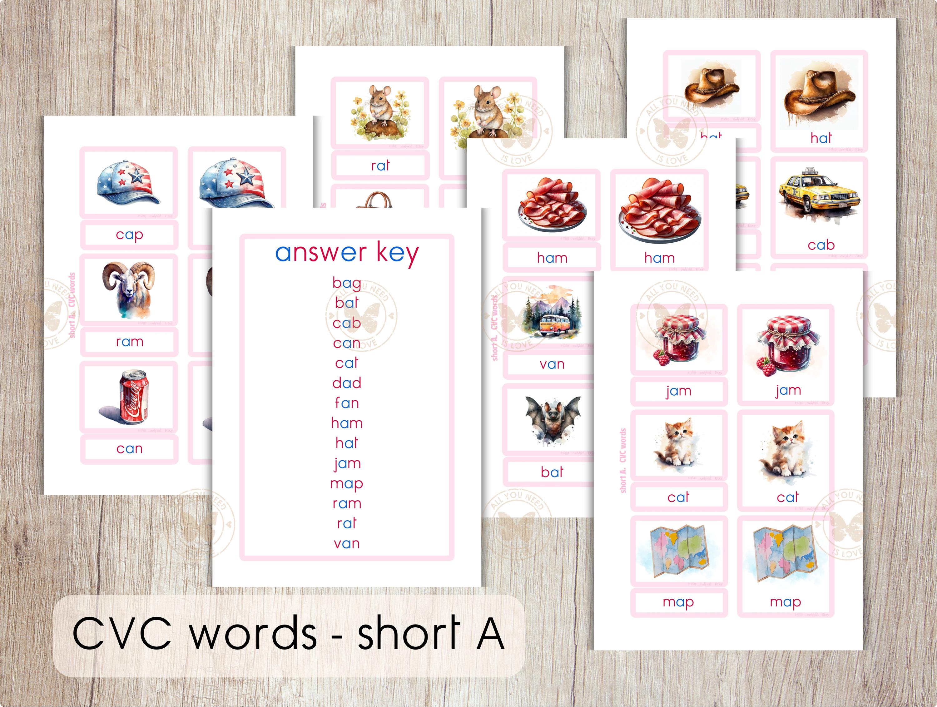 Bundle 75 Words Kindergarten Printable, Homeschool Printable, Preschool ...