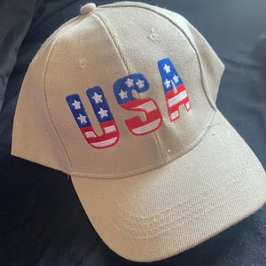 Casquette de baseball classique avec drapeau des États-Unis brodé dans de nombreuses couleurs disponibles