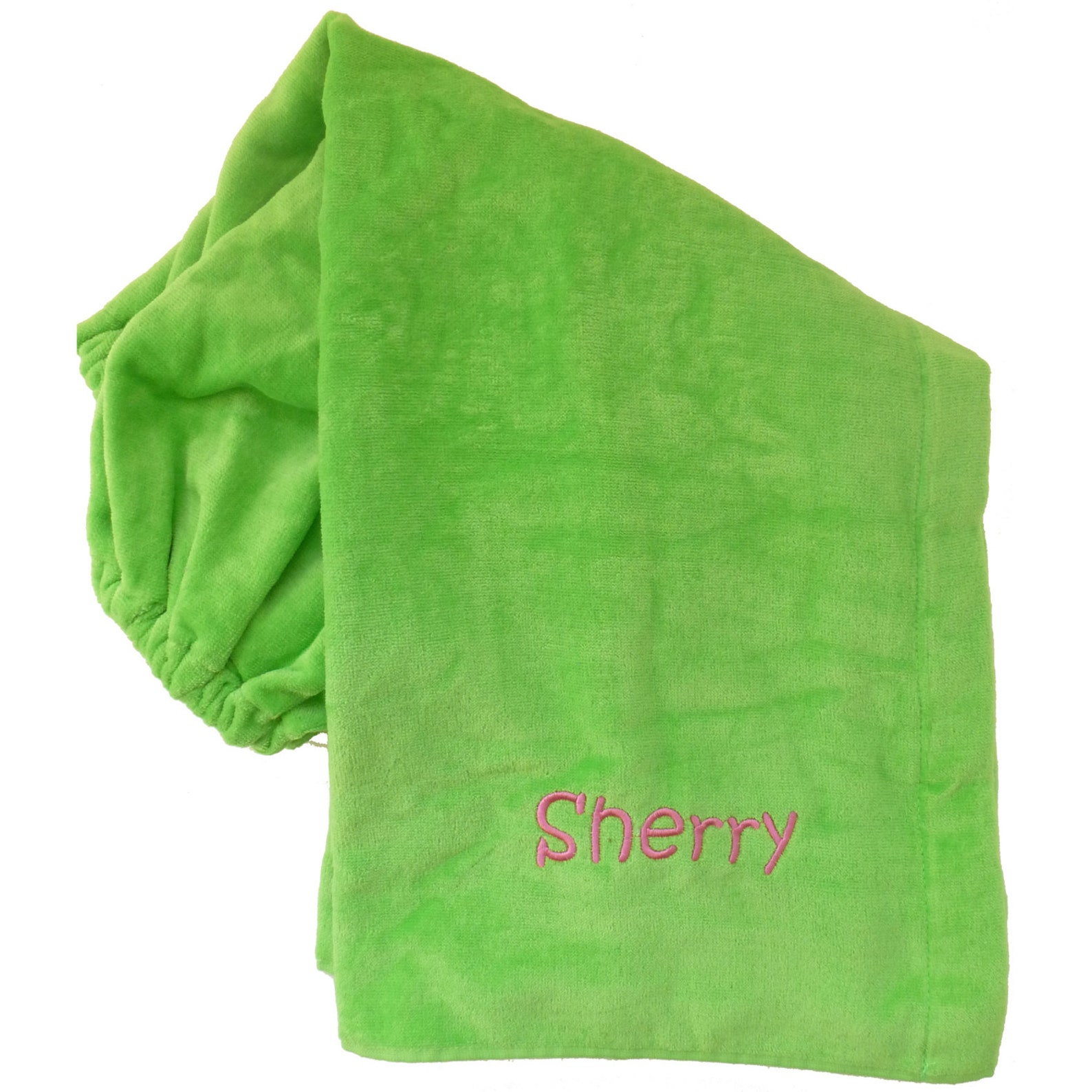 Ladies Shower Wrap in Heavy Terry Velour and Personalized With Etsy