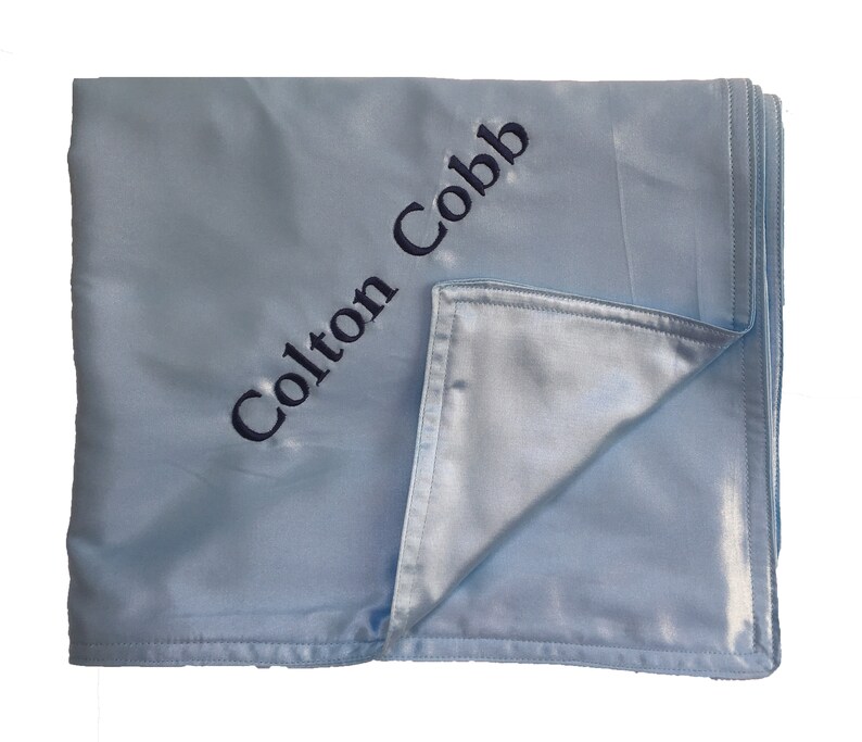 Huge Double Sided Fleece Filled Washable Satin Baby Blanket Etsy