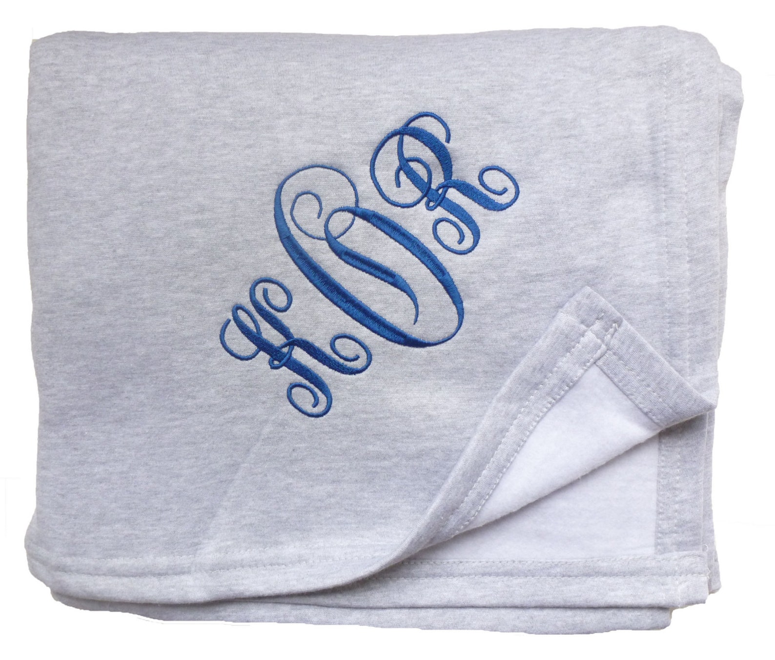 Huge Sweatshirt Fabric Blanket Personalized by Embroidery Etsy