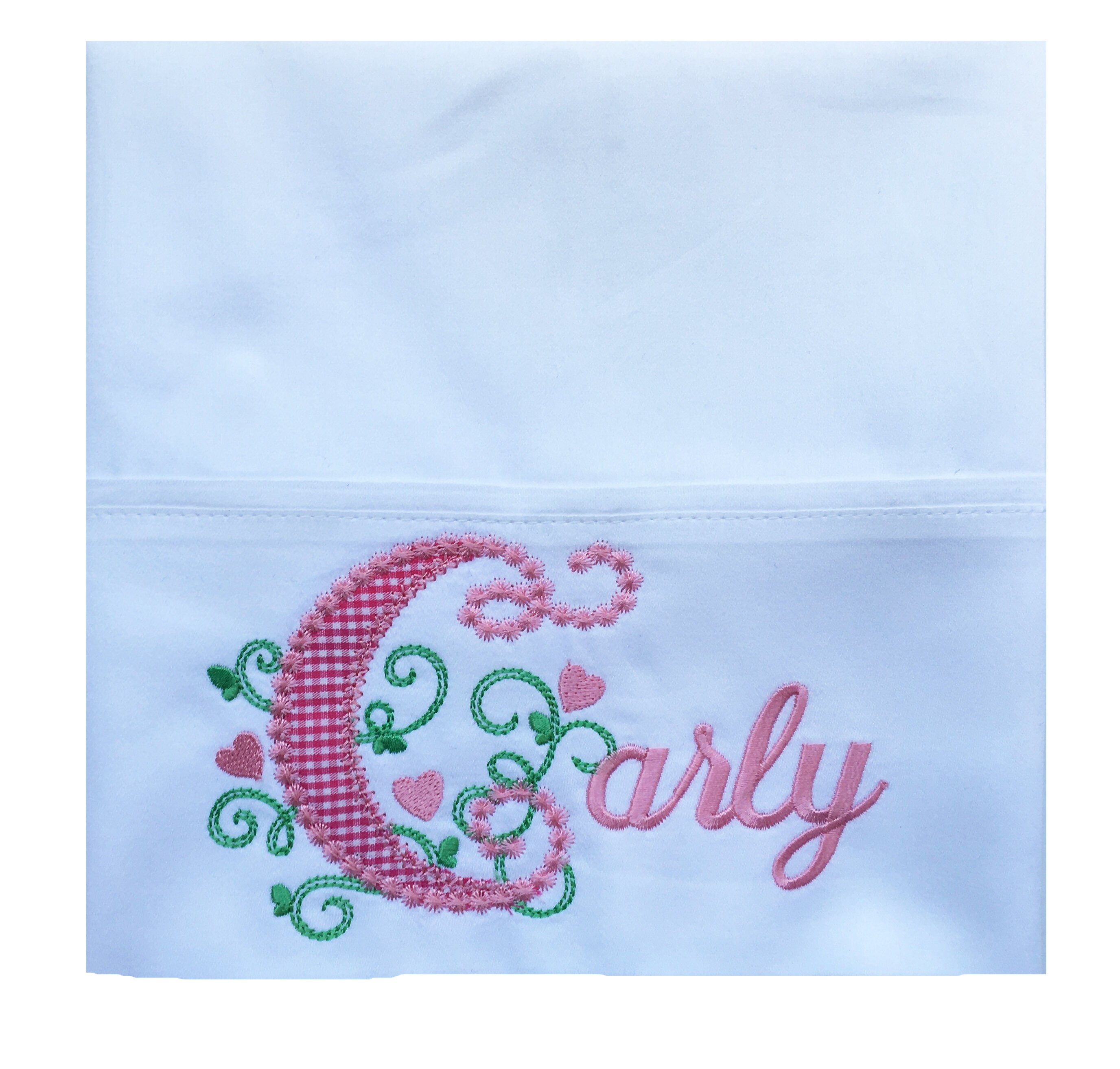 Princess Pillowcase Custom Embroidered Personalized Etsy