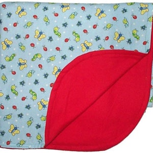 Handmade Flannel Baby Blankets Custom Embroidered for Boys or Girls