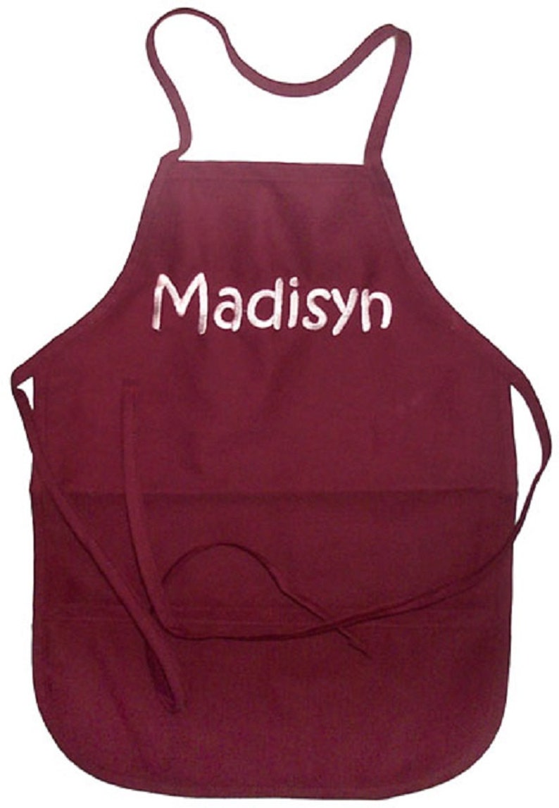 Hunter Child/'s Apron with Name Embroidered Personalized