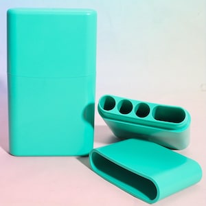 Organizer per coni prerollati King Size a 3 fori con fessura per accendino / Idea regalo di Natale unica e pratica / Comodo porta coni prerollati
