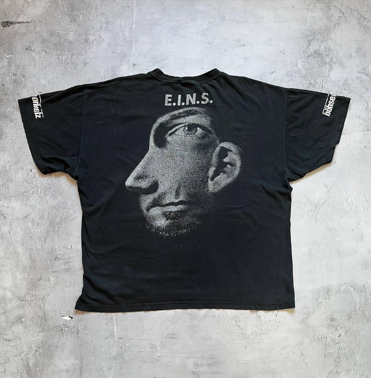Bohse Onkelz E.I.N.S. Vintage 90s T Shirt Germany Rock Band Size 